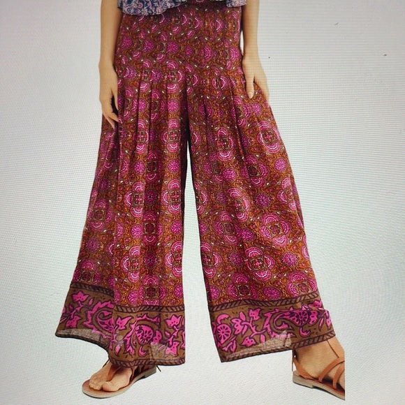 NWOT Free people run river flowy pants - Picture 2 of 10